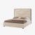 Фото Двуспальная кровать Martina бежевого цвета Фото Двуспальная кровать Martina бежевого цвета