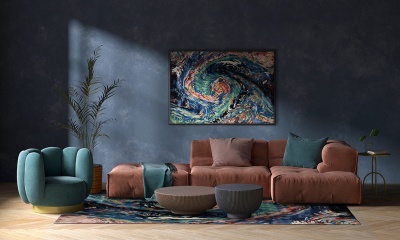 Фото Ковер Flores Blue 200х300 см