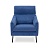 Фото Кресло VIKNA синего цвета