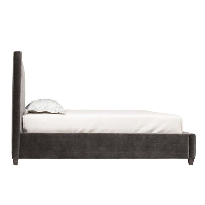 Фото Двуспальная кровать Hamilton темно-серого цвета