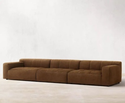 Фото Модульный диван Burano коричневого цвета