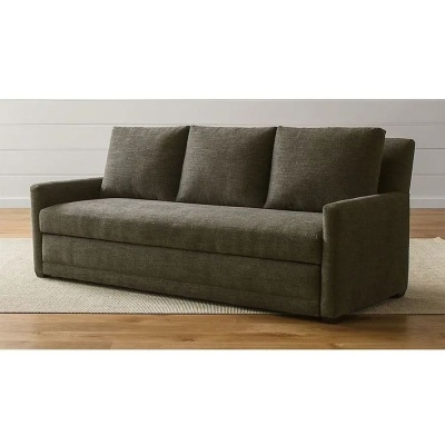 Фото Трехместный диван Reston коричнево-зеленого цвета