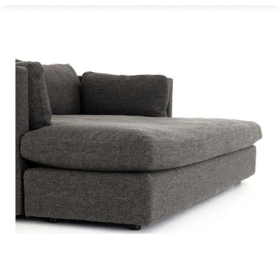 Фото Двухместный диван Archer темно-серого цвета