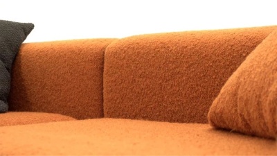 Фото Диван DUNE  горчичного цвета