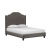 Фото Двуспальная кровать Quinn темно-серого цвета