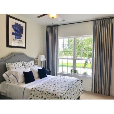 Фото Двуспальная кровать Quinn темно-серого цвета