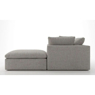 Фото Угловой диван Soft серого цвета