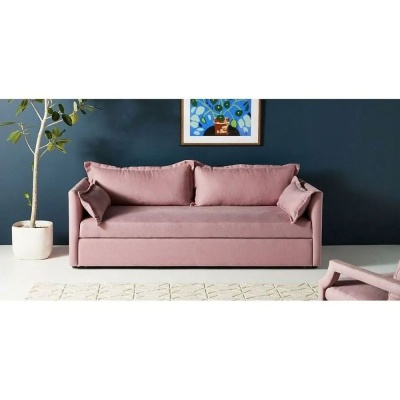 Фото Раскладной диван Borking бледно-розового цвета