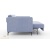 Фото Раскладной диван Calvin серо-синего цвета