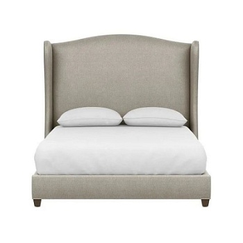 Фото Двуспальная кровать Kayla бежевого цвета