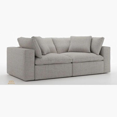 Фото Раскладной диван Soft серого цвета