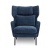 Фото Кресло GLENTA синего цвета Фото Кресло GLENTA синего цвета