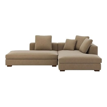 Фото Угловой диван Magnus светло-коричневого цвета