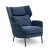 Фото Кресло GLENTA синего цвета Фото Кресло GLENTA синего цвета