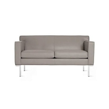 Фото Двухместный диван Theatre серого цвета