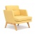 Фото Кресло TRIGGA желтого цвета Фото Кресло TRIGGA желтого цвета