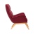 Фото Кресло ORHUS бордового цвета Фото Кресло ORHUS бордового цвета