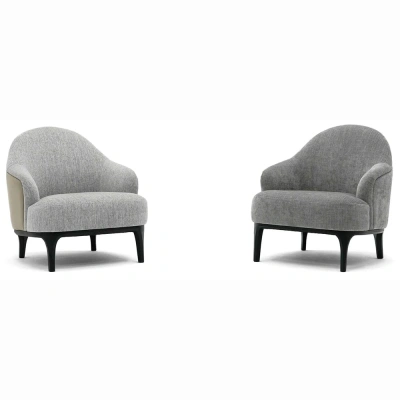 Фото Кресло TRONE  светло-серого цвета