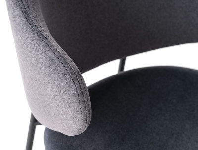 Фото Обеденый стул PRINCE черного цвета