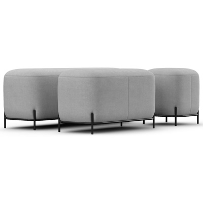 Фото Пуф BOXBER серого цвета