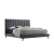 Фото Двуспальная кровать Minnesota серого цвета Фото Двуспальная кровать Minnesota серого цвета