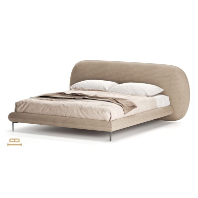Фото Двуспальная кровать Bolanzo бежевого цвета