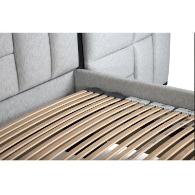 Фото Двуспальная кровать Sloane Royale серого цвета