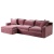 Фото Угловой диван Velvet розового цвета Фото Угловой диван Velvet розового цвета