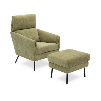 Фото Кресло VIKNA цвета серый хаки