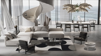 Фото Ковер MONO white 160х230 см