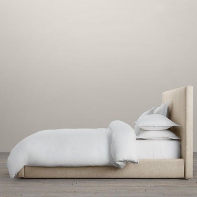 Фото Двуспальная кровать Sullivan Platform кремового цвета