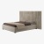 Фото Двуспальная кровать Emilio бежевого цвета Фото Двуспальная кровать Emilio бежевого цвета