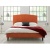 Фото Двуспальная кровать Fiona оранжевого цвета Фото Двуспальная кровать Fiona оранжевого цвета