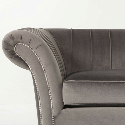 Фото Двухместный диван Winston темно-серого цвета