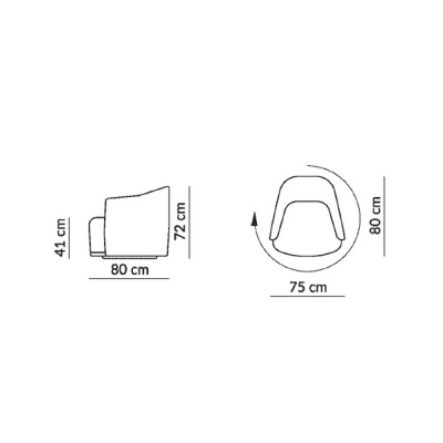 Фото Поворотное кресло Lenox