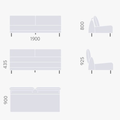 Фото Угловой диван JOGVAN  горчичного цвета