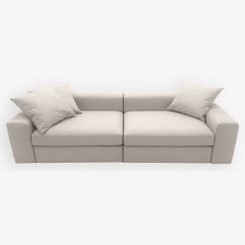 Фото Диван DUNE  молочного цвета