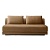 Фото Двухместный диван Cortona Armless светло-коричневого цвета