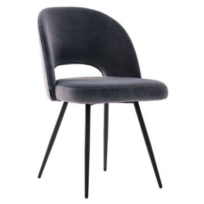 Фото Обеденный стул RING темно-серого цвета