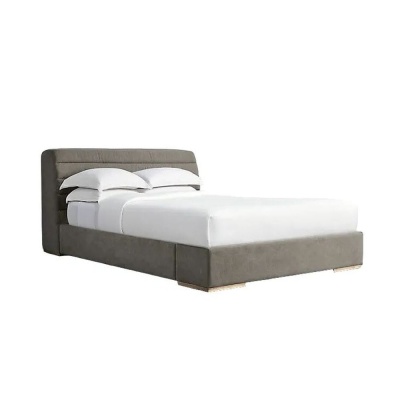 Фото Двуспальная кровать Nilsson серого цвета