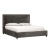 Фото Двуспальная кровать Hamilton темно-серого цвета Фото Двуспальная кровать Hamilton темно-серого цвета