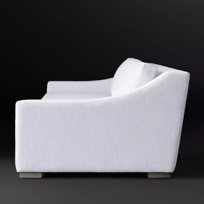 Фото Трехместный диван Modena Slope белого цвета