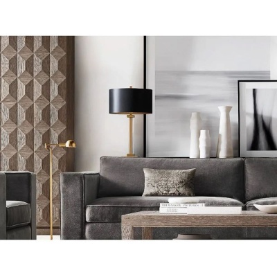 Фото Двухместный диван Maddox баклажанового цвета