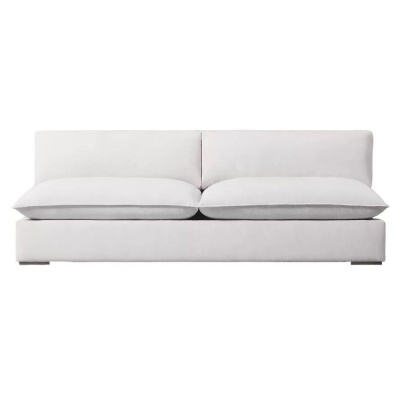 Фото Двухместный диван San Bernardo Armless белого цвета