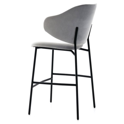 Фото Полубарный стул PRINCE серого цвета