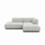 Фото Угловой диван Lance светло-серого цвета Фото Угловой диван Lance светло-серого цвета