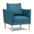 Фото Кресло BERGEN бирюзового цвета Фото Кресло BERGEN бирюзового цвета