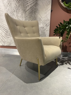Фото Кресло VALENTIN светло-бежевого цвета
