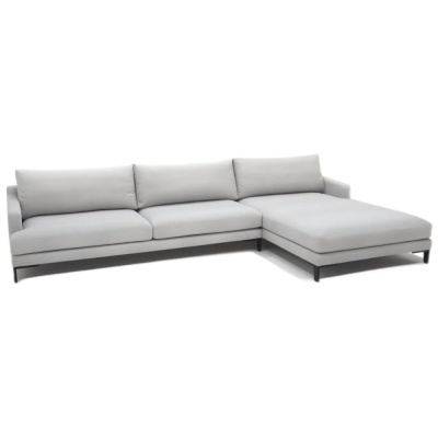 Фото Угловой диван BELLPORT светло-серого цвета