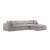 Фото Угловой диван Soft серого цвета Фото Угловой диван Soft серого цвета